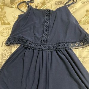 Navy Blue Romper